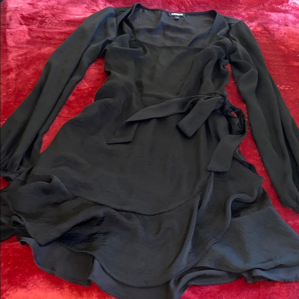 Express Wrap Side Tie dress